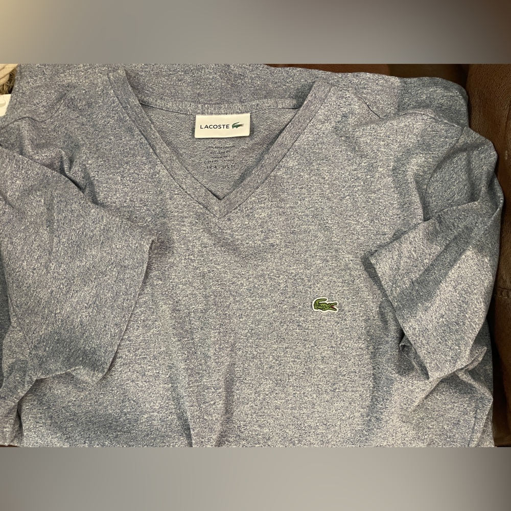 Mens Lacoste shortsleeved tshirt size US M preowned